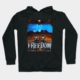 Motorcycle Freedom Vintage Classic Biker Hoodie